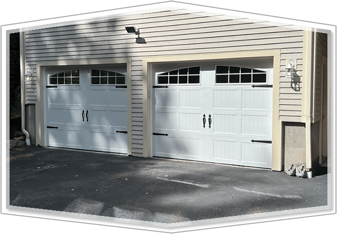 recently installed garage doors