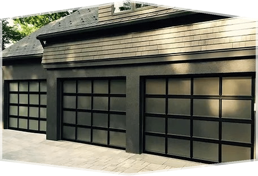 Aluminum Paneled garage doors