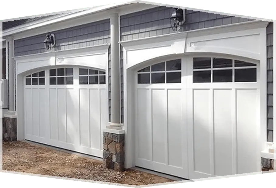 steel vinyl garage doors