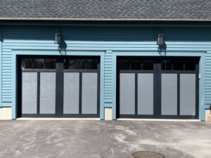 steel flushed garaged doors