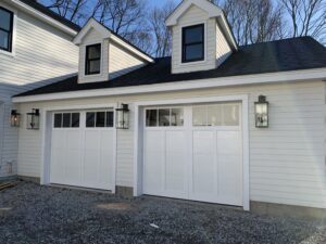 residential white garage doors